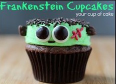 Frankenstein Cupcakes