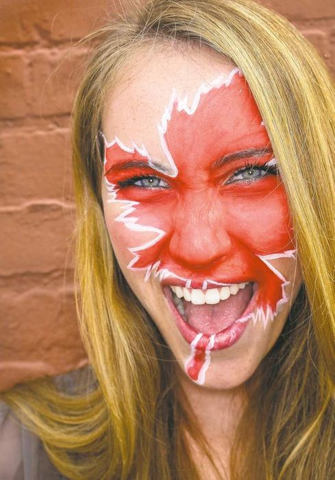 Canada Day Facepaint