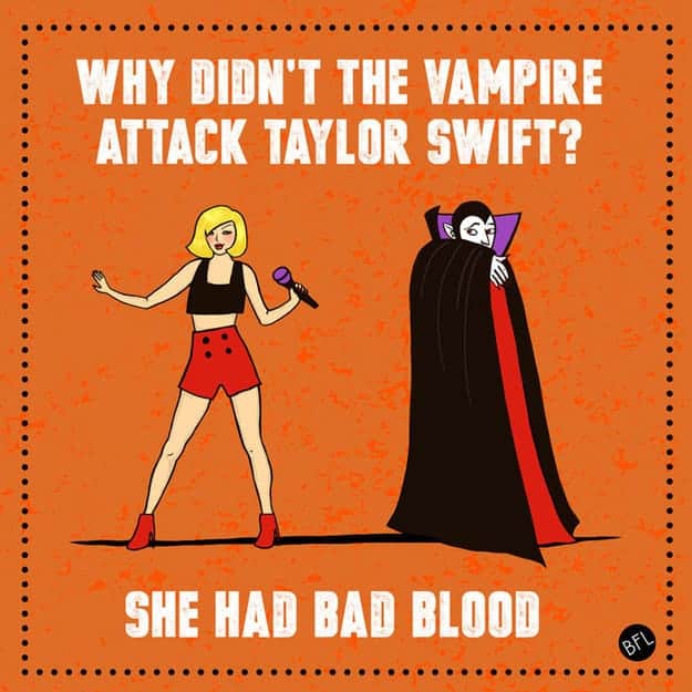 Taylor Swift Halloween Joke