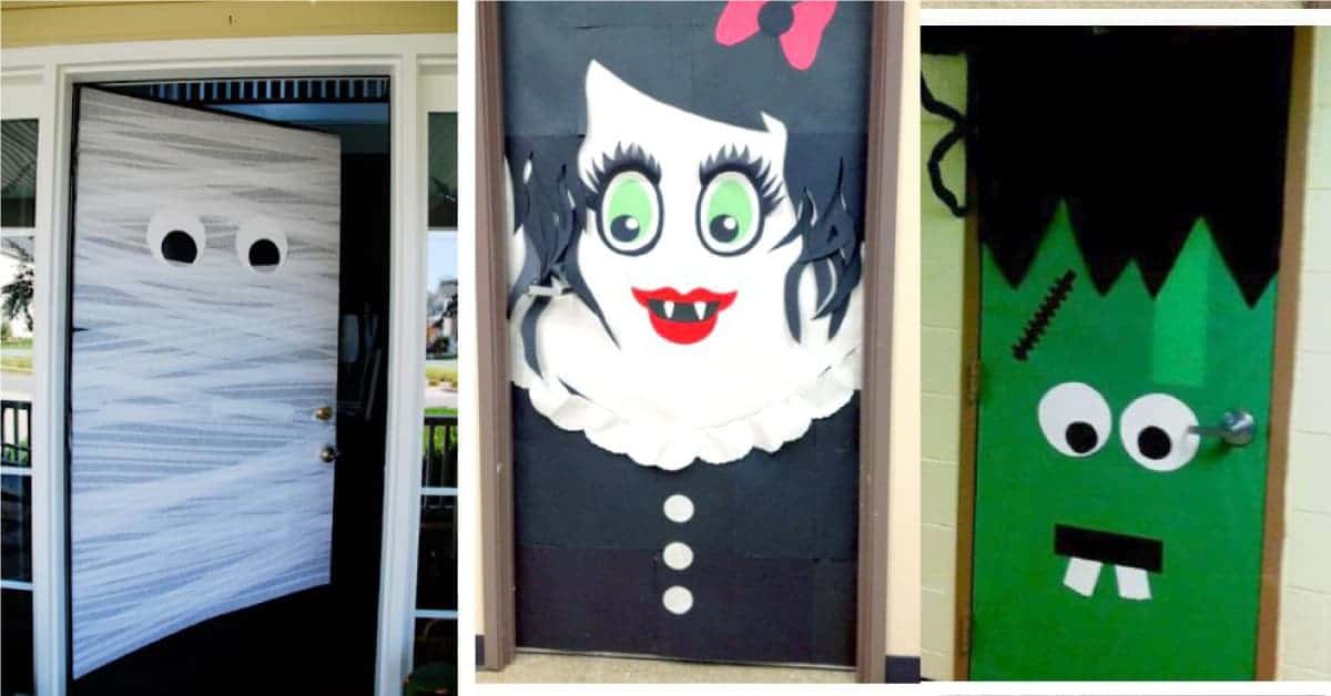 Halloween door decoration DIY