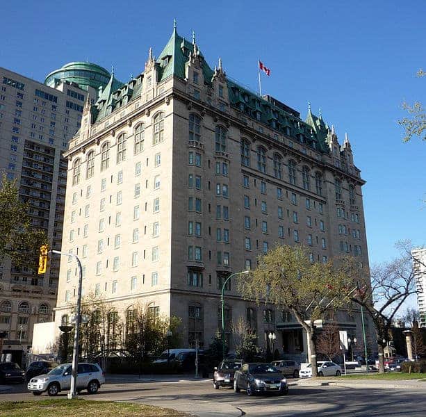 The Fort Garry Hotel in Downtown Winnipeg, Manitoba