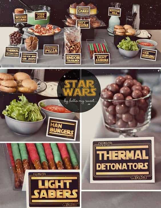 Starwars theme party ideas