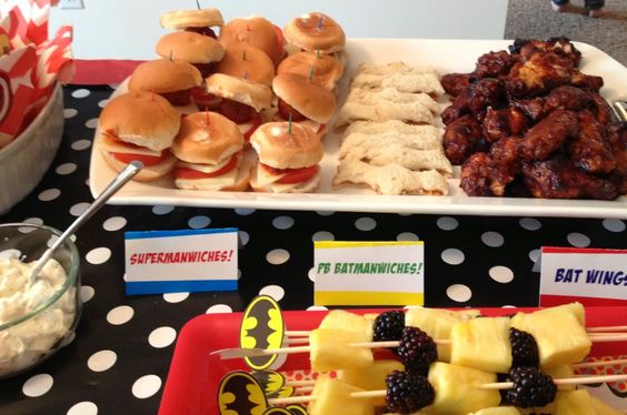 Superhero Snacks Ideas