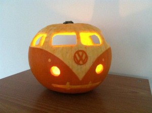 VW Camper van Pumpkin