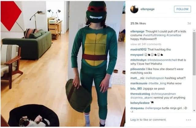 Ellen Page TMNT costume