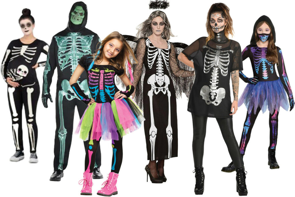 Skeleton Halloween costumes